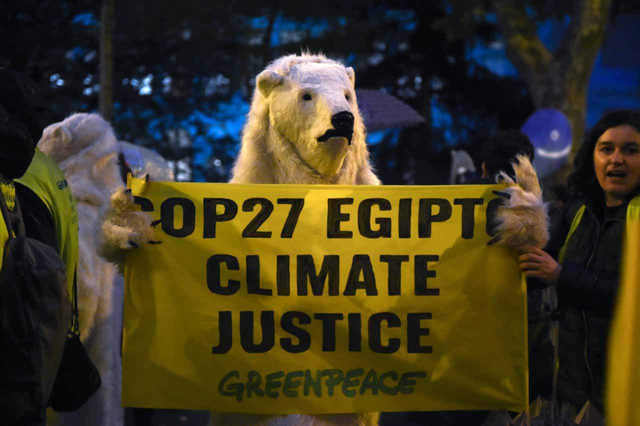 Greenpeace reclama al Gobierno que asuma el "liderazgo mundial" en la lucha por la justicia climática / Foto: Greenpeace