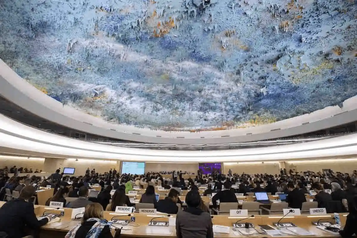 Sesión del Consejo de Derechos Humanos de Naciones Unidas ONU en Ginebra, Suiza / Foto: EP