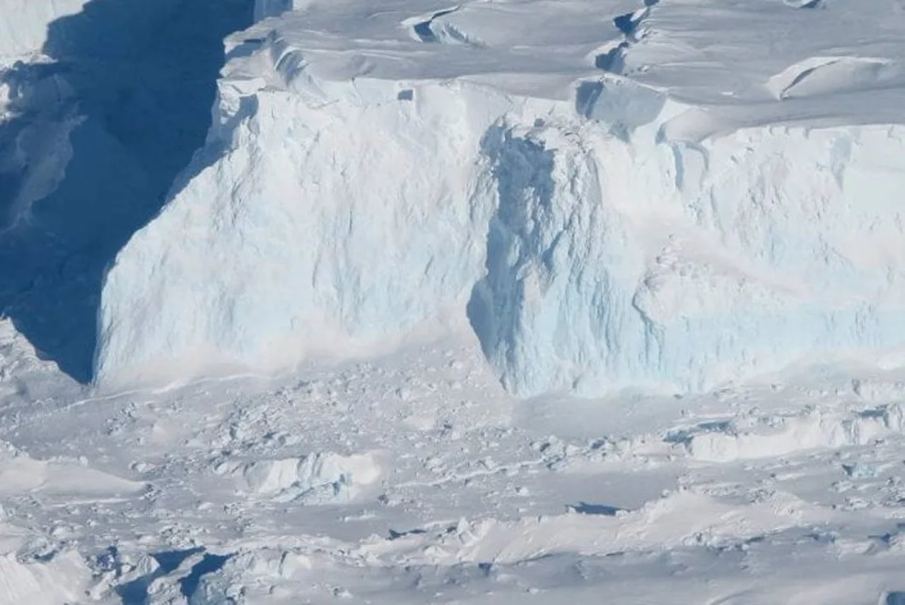 El glaciar Thwaites en la Antártida Occidental / Foto: NASA