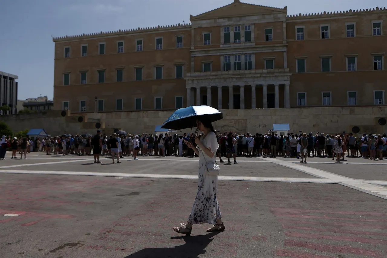 La ola de calor en Grecia llega a los 43ºC. / Foto: Aristidis Vafeiadakis - EP