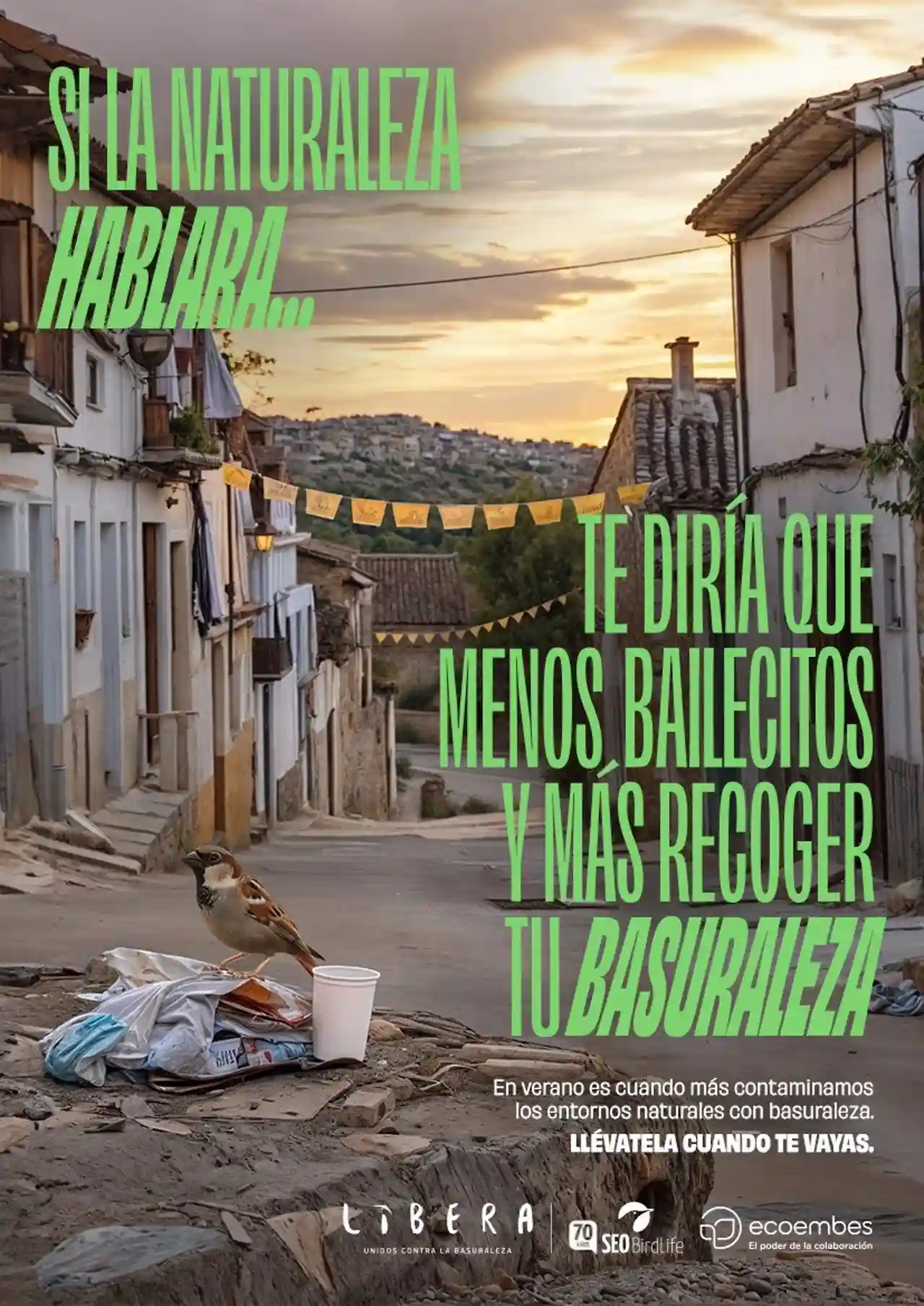 'Si la naturaleza hablara...' Campaña verano 2024 del Proyecto LIBERA  / Imagen: Proyecto LIBERA