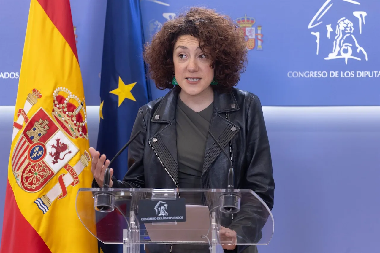 La portavoz de Sumar en el Congreso, Aina Vidal. Limites a la publicidad de productos de combustibles fósiles / Foto: EP