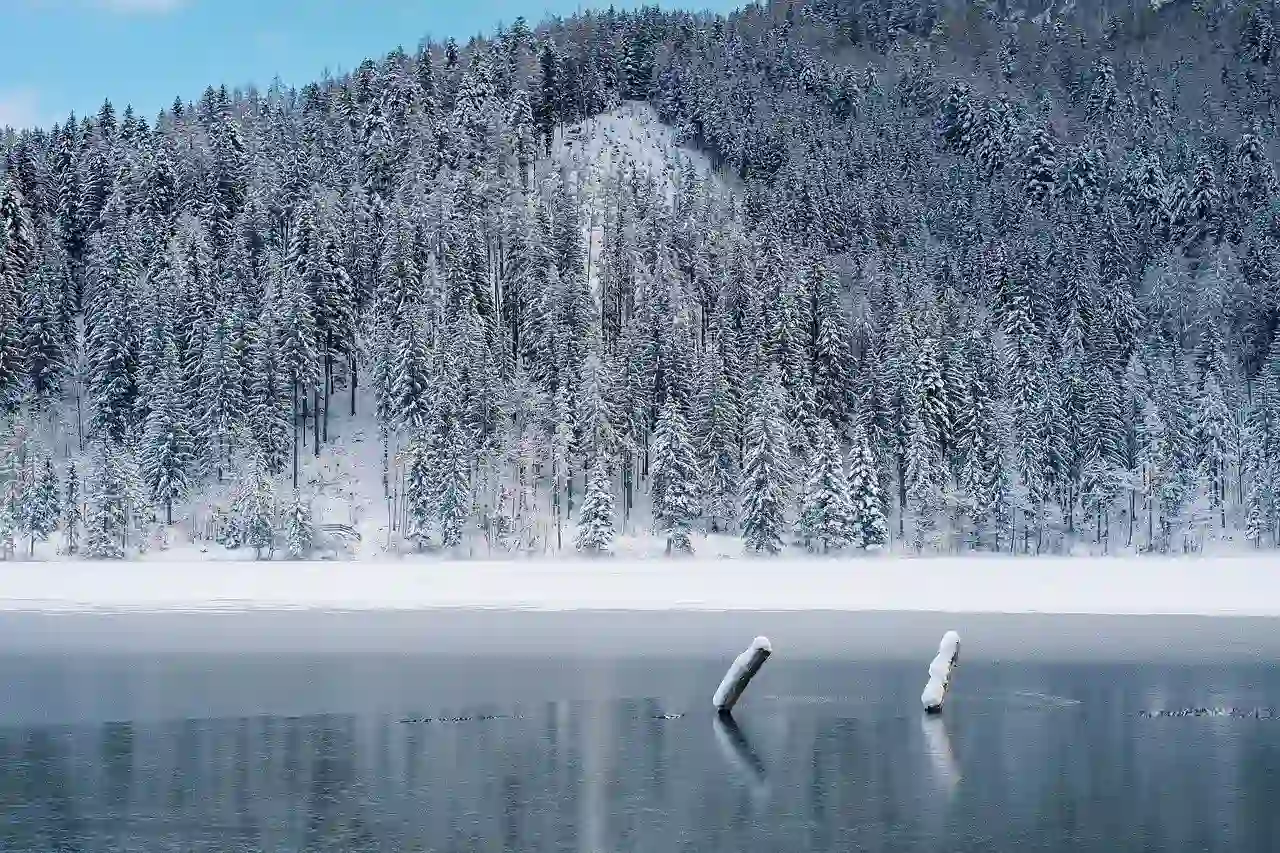 Los lagos congelados de agua dulce se descongelan antes / Foto: PB