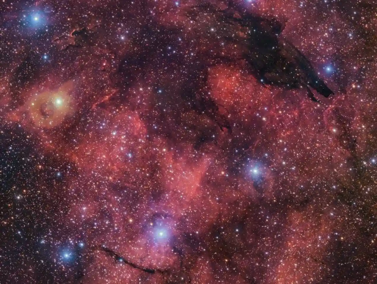 La Nebulosa del Lobo Oscuro / Imagen: ESO