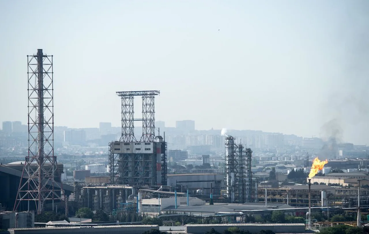 Contaminación del aire en los alrededores de Baku por la quema del petróleo / Foto: Global Witness