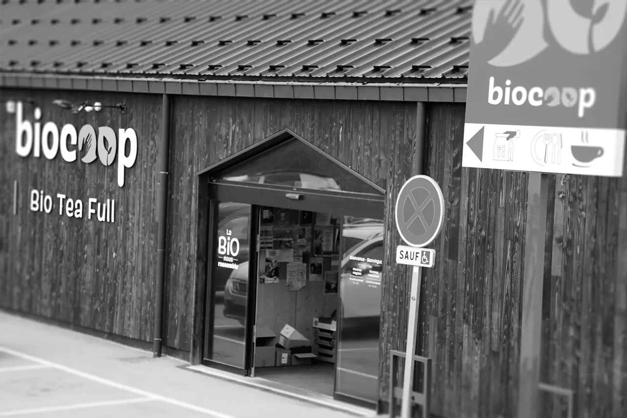 Establecimiento de venda de productos ecológicos de la cooperativa original Biocoop, en Francia, que nada tiene que ver con Biocop S.A. en España / Foto: EA