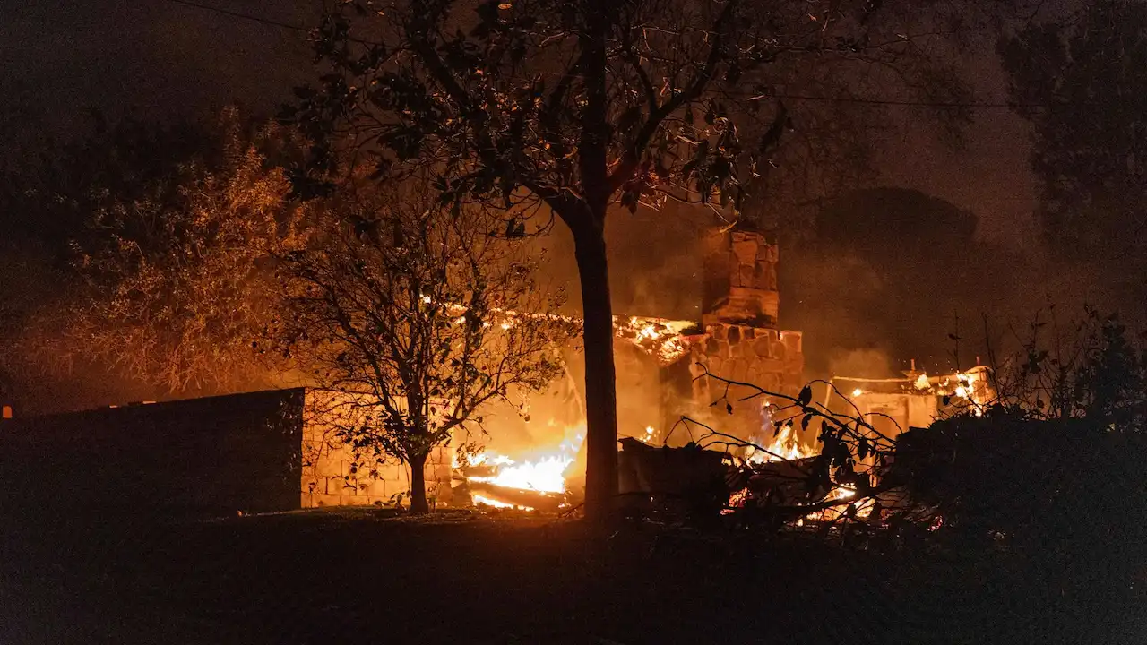 Incendio de Los Ángeles, California, a 8 de enero de 2025 / Foto: Amy Katz-ZUMA Press-EP