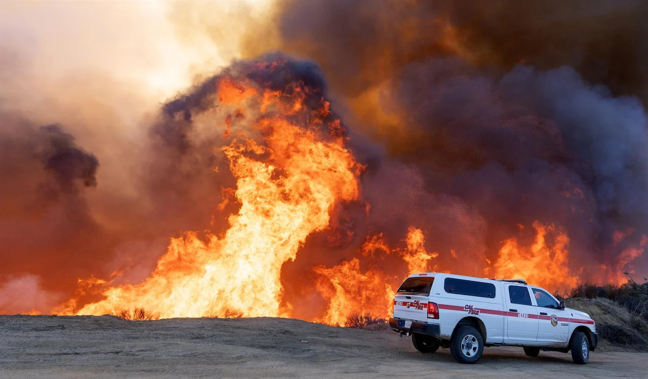 Incendios en Los Ángeles, California, enero 2025 / Foto: Daniel A. Anderson-ZUMA Press Wire