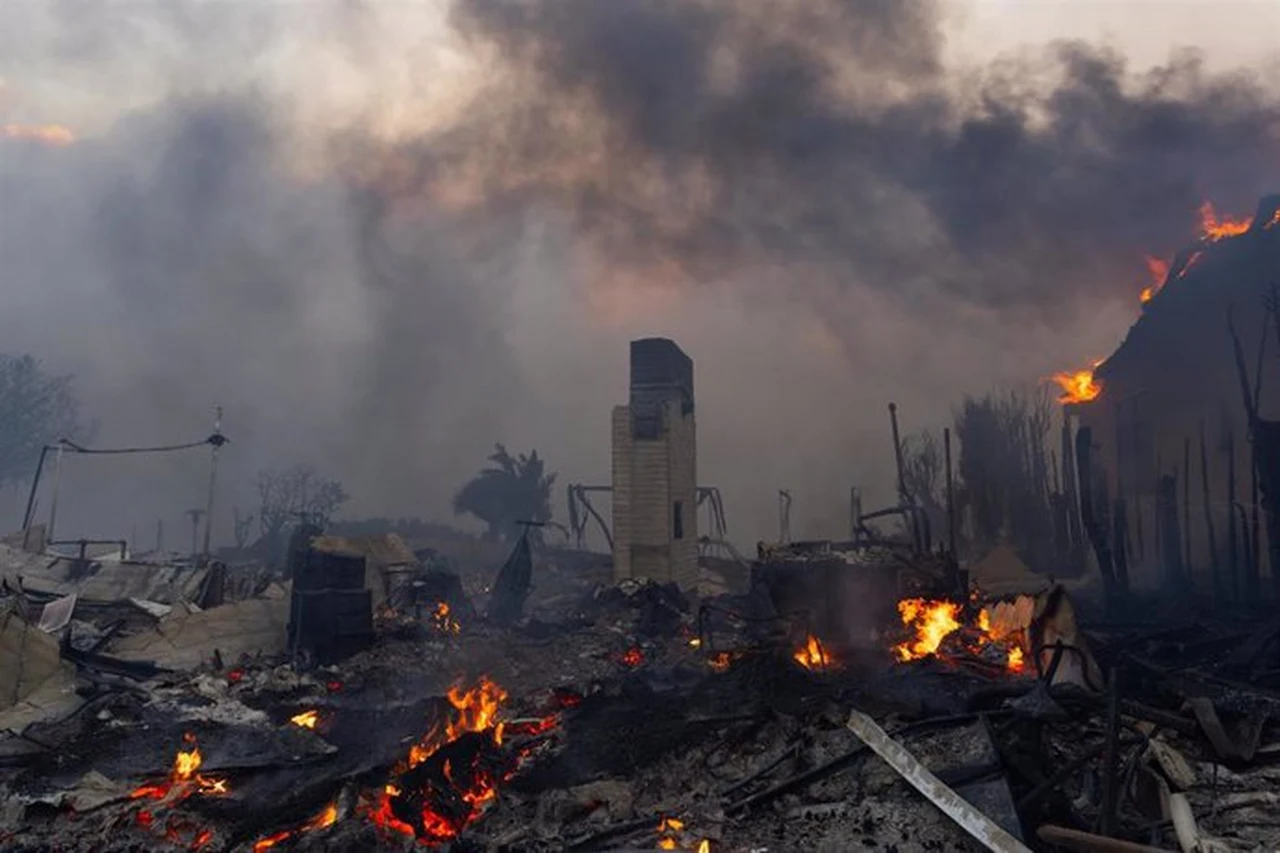 La nueva cara del cambio climático, los latigazos hidroclimáticos. Incendio en Los Ángeles 2025 / Foto: EP