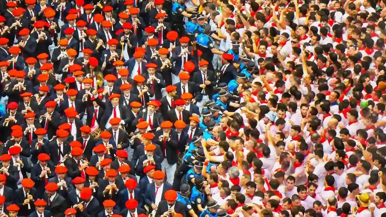 Las fiestas de San Fermín en Pamplona / Foto: Bartolo Lab, ENS de Lyon