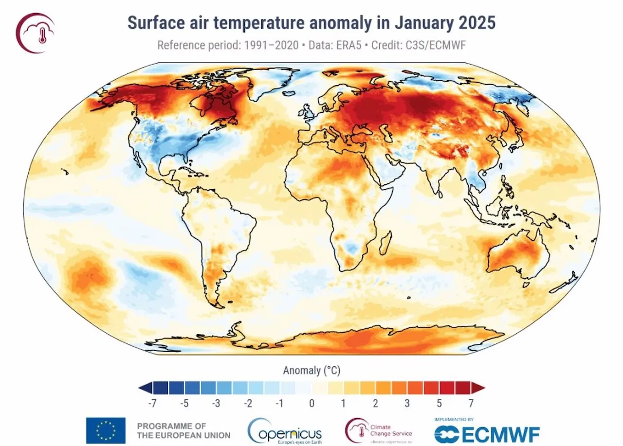 2025 comienza con el enero más cálido desde que hay registros / Imagen: EP