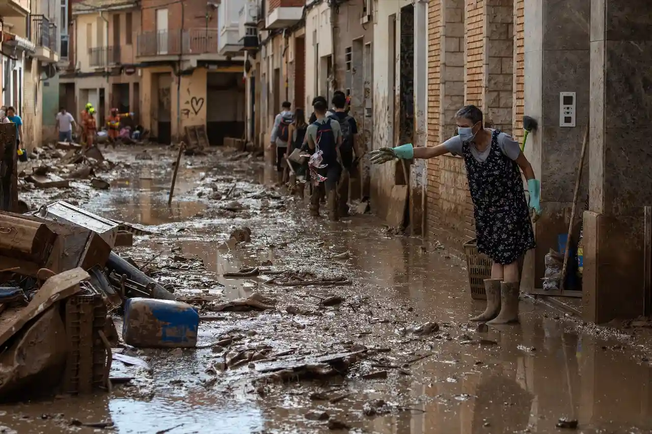 El negacionismo climático sigue ignorando las evidencias. Una de las zonas afectadas por la DANA / Foto: EP