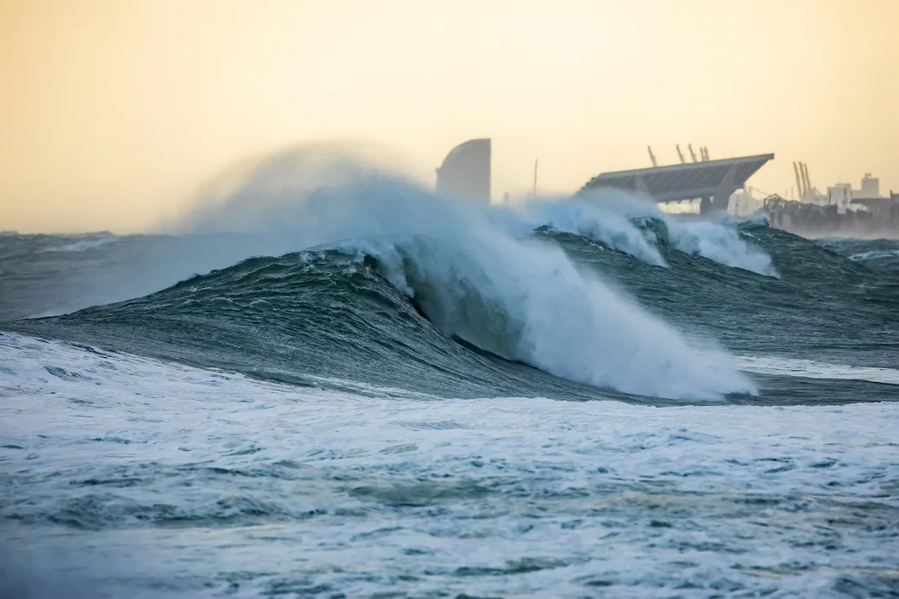 Efectos del cambio climático en las playas de Barcelona / Foto: AMB